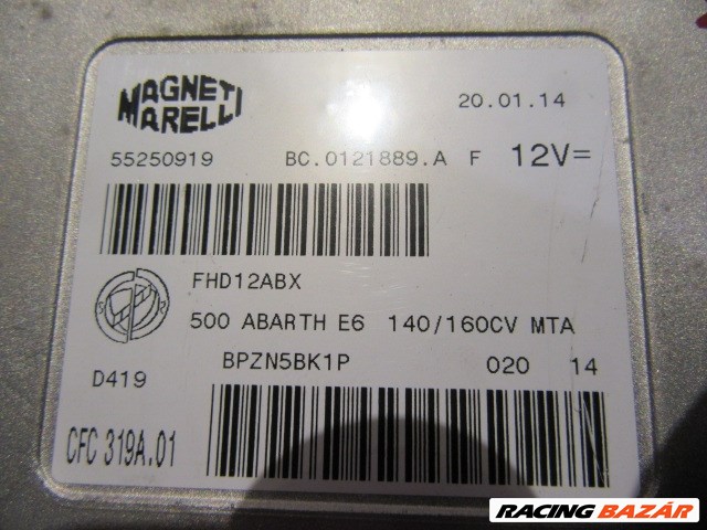 Abarth 500 váltó vezérlő elektronika 55250919 3. kép