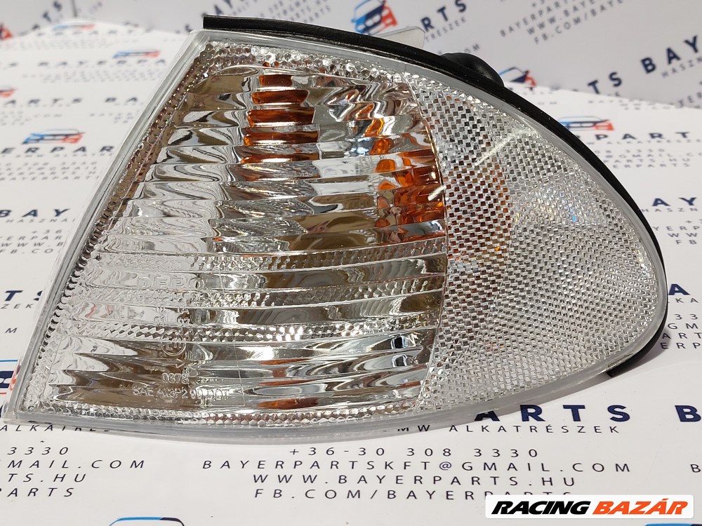 BMW E46 sedan touring facelift előtti új első fehér index lámpa pár (999097) 2. kép