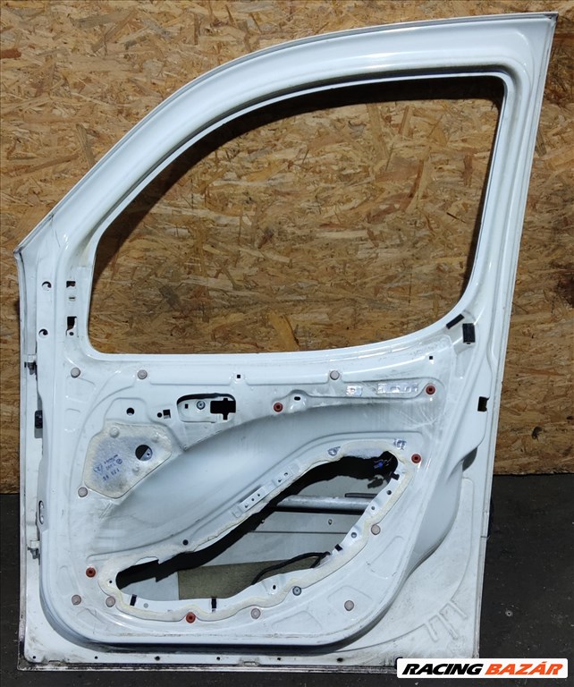 163189 Fiat Doblo 2000-2009 Jobb első fehér színű ajtó, a képen látható sérüléssel 51847704 4. kép