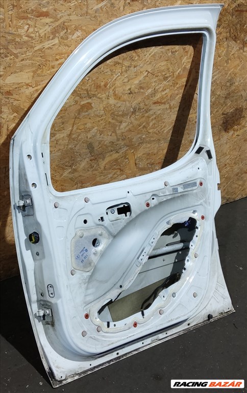 163189 Fiat Doblo 2000-2009 Jobb első fehér színű ajtó, a képen látható sérüléssel 51847704 5. kép