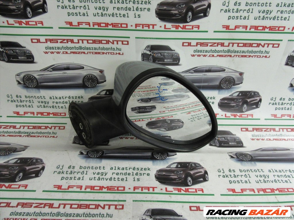 Fiat Grande Punto ezüst színű, elektromos, jobb oldali tükör 3. kép