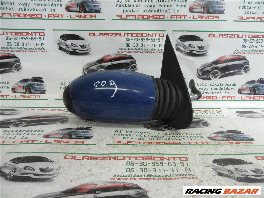 Fiat Seicento kék színű, manual , jobb oldali tükör  1. kép