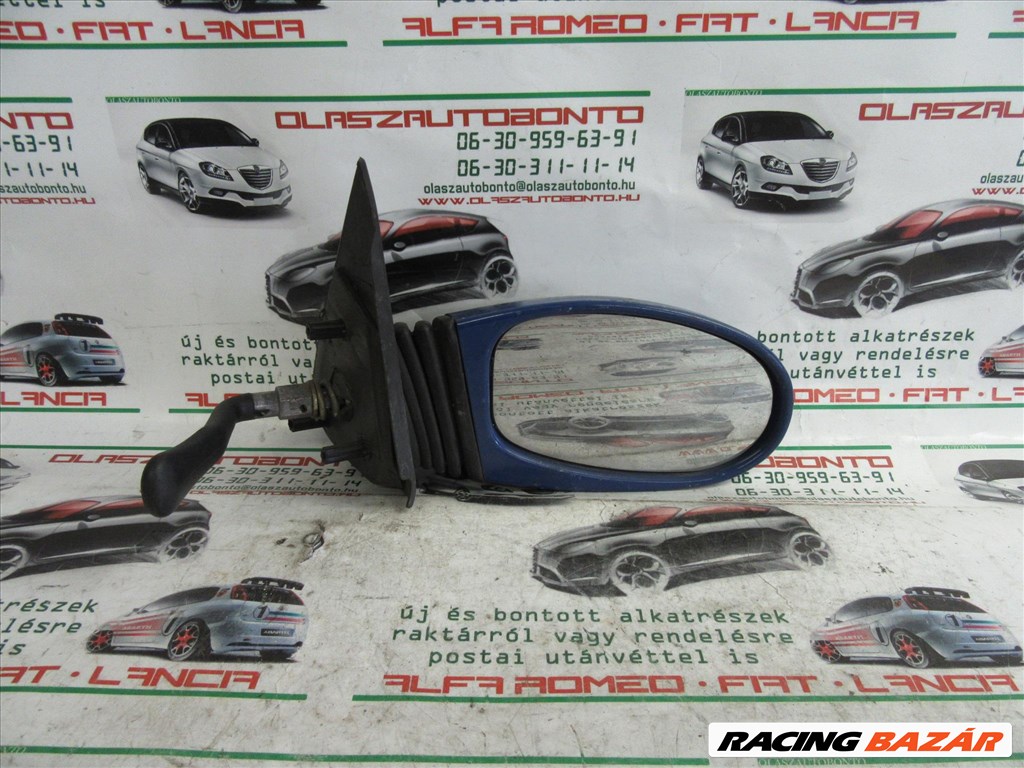 Fiat Seicento kék színű, manual , jobb oldali tükör  4. kép