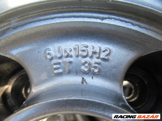 138599 Fiat 500 15"-os alufelni garnitúra (4db) a képeken látható állapotban 51791160 7. kép