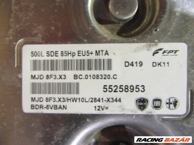 Fiat 500L 1,3 Jtd motorvezérlő 55258953 3. kép
