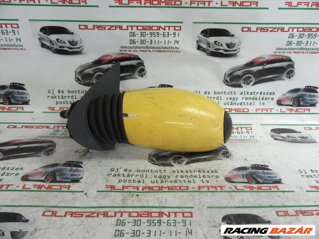 Fiat Seicento sárga színű, manual , bal oldali tükör  1. kép