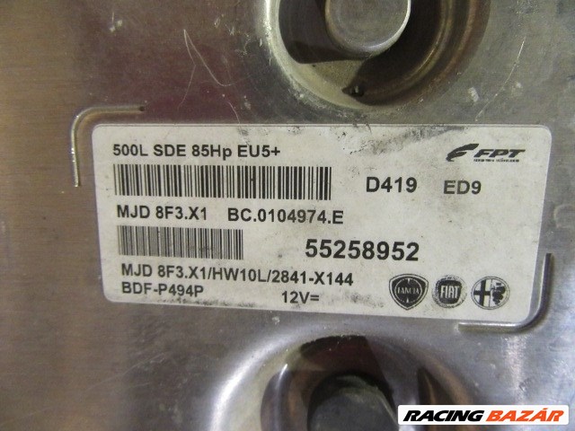 Fiat 500L 1,3 16v Diesel  motorvezérlő 55258952 2. kép