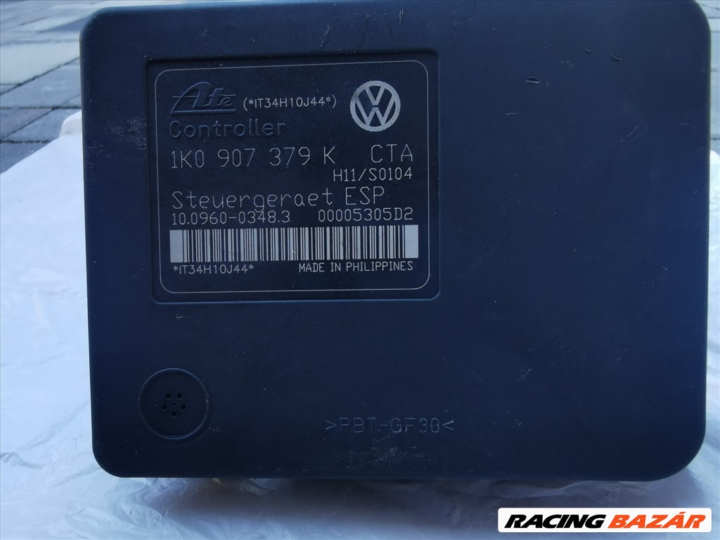 Volkswagen Golf V. 2003-2008 ABS elektronika 1K0614517H,1K0907379K,10.0206-0106.4,10.0960-0348.3 1. kép