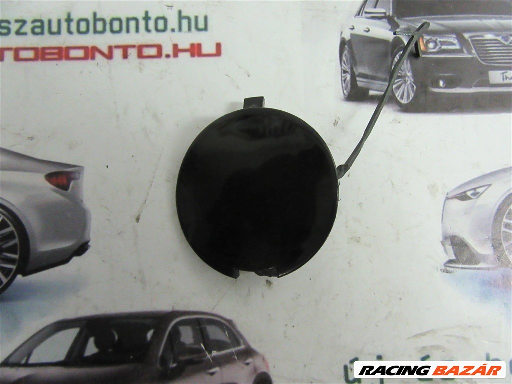 Fiat Punto Evo 73533571 számú , fekete színű, hátsó vonószem takaró 1. kép