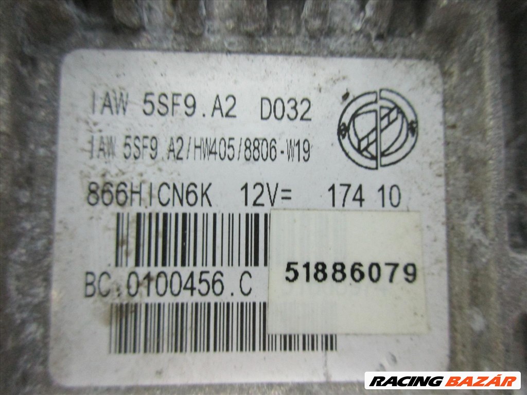 Ford Ka 2008-2016 1,2 8v benzin motorvezérlő 51886079 2. kép