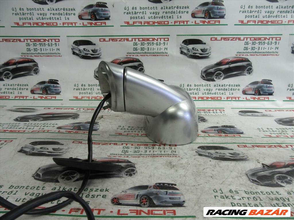 Fiat Barchetta ezüst színű, elektromos,jobb oldali tükör 6. kép