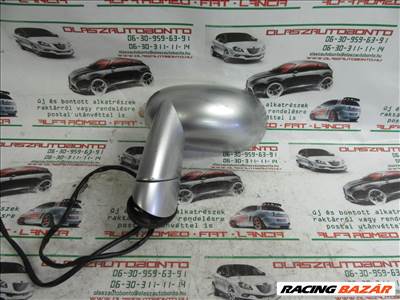 Fiat Barchetta ezüst színű, elektromos,bal oldali tükör