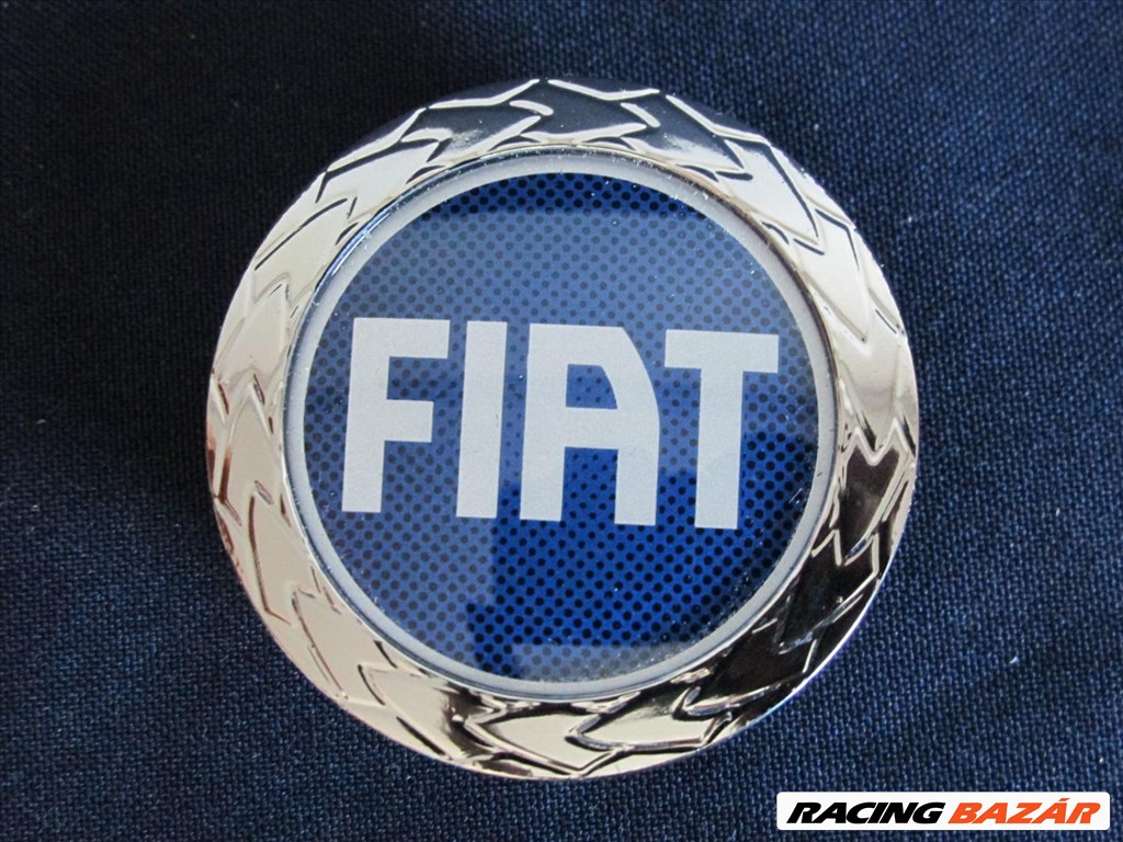 Fiat 5 cm átmérőjű, kék színű, gyári új felni közép kupak 51716379 1. kép