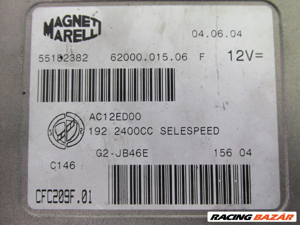 Fiat Stilo 2,4 20v  selespeed váltóvezérlő elektronika 55182382 2. kép