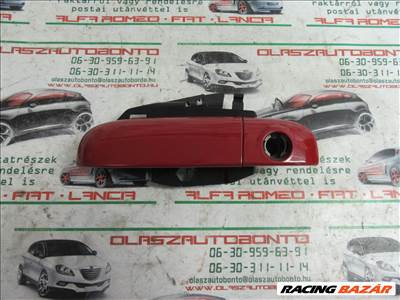 Fiat Panda III. piros színű, bal első külső kilincs 