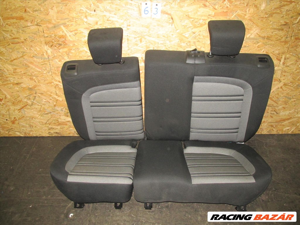 Ülés63 Fiat Punto Evo szürke színű , szövet ülésgarnitúra ajtókárpittal 6. kép