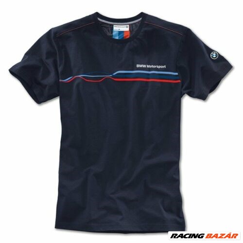 Gyári BMW Motorsport Team kék S-es póló 80142285854 1. kép