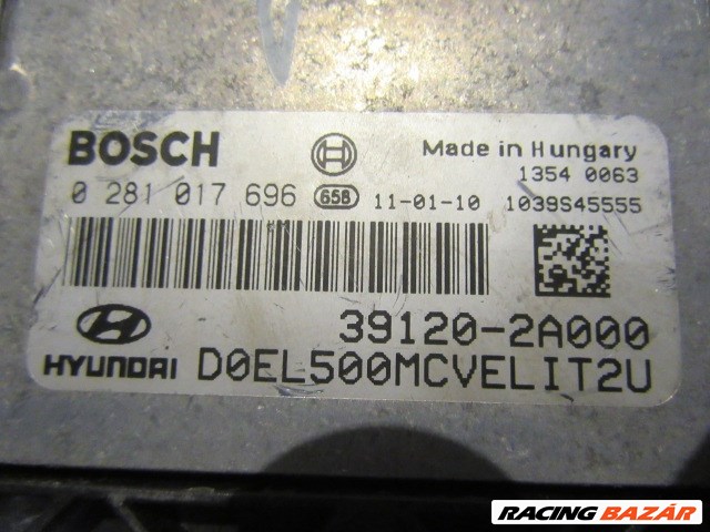 Hyundai Ix35 1,7 Diesel motorvezérlő 0281017696 3. kép