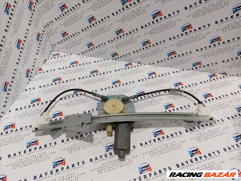 BMW E46 sedan touring bal hátsó utángyártott ablakemelő szerkezet motor kompletten (888418) 1. kép