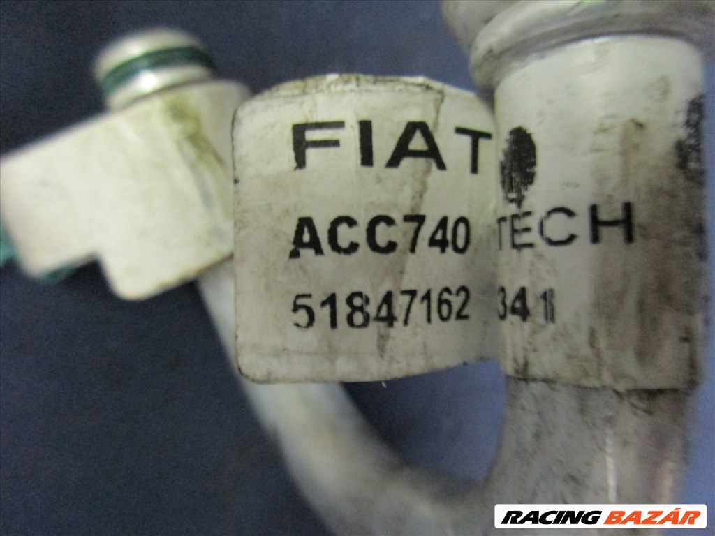 Fiat Linea 1,6 benzin klímacső 51847162 51847162-51998324 5. kép