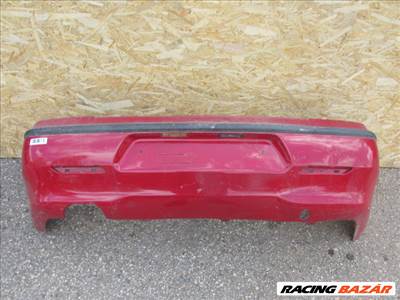 91518 Alfa Romeo 156 1997-2003 szedán piros színű hátsó lökhárító, a képen látható sérüléssel