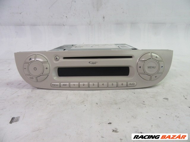 72857 Fiat 500 fehér színű cd-s rádió 735577319 1. kép