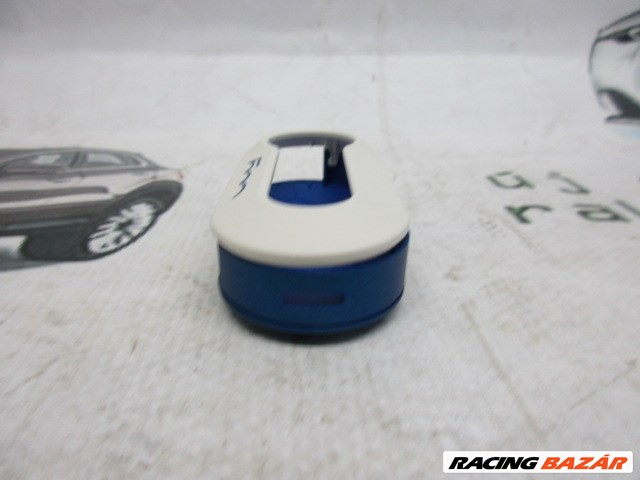 Fiat 500 gyári új, kék-fehér színű kulcsház 50927693 4. kép