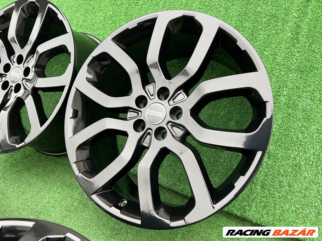 R22 5x120 Original Land rover - Range Rover Sport Style 6 - 9.5J ET49 - CK52-1007-HA - Black Mirror 3. kép