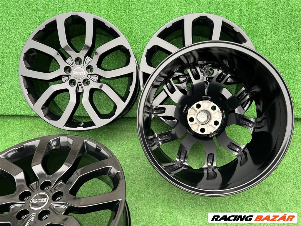 R22 5x120 Original Land rover - Range Rover Sport Style 6 - 9.5J ET49 - CK52-1007-HA - Black Mirror 4. kép