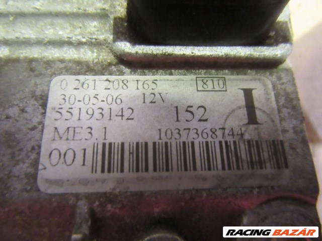 38667 Lancia Thesis 2,4 20v benzin motorvezérlő szett 0261208165 , 55193142 3. kép