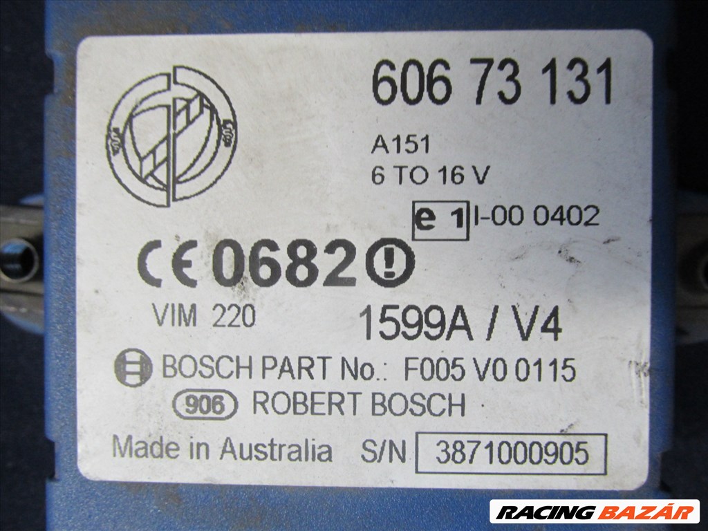72010 Alfa Romeo 156 2,0 benzin motorvezérlő szett 0261S01029 55191018 4. kép