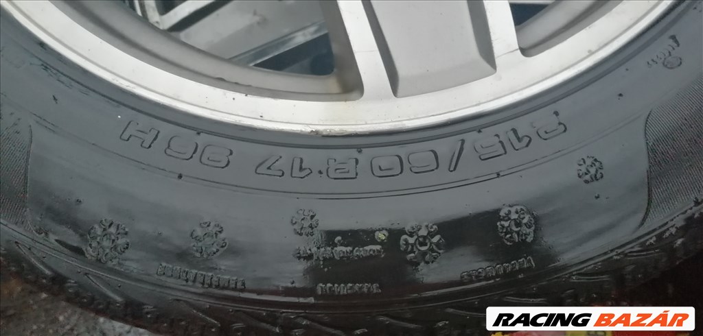 Jeep Patriot, Compass, Liberty 17" 5×114,3 gyári alufelni 215/60 téli gumikkal eladó! 1CT67TRMAB  4. kép