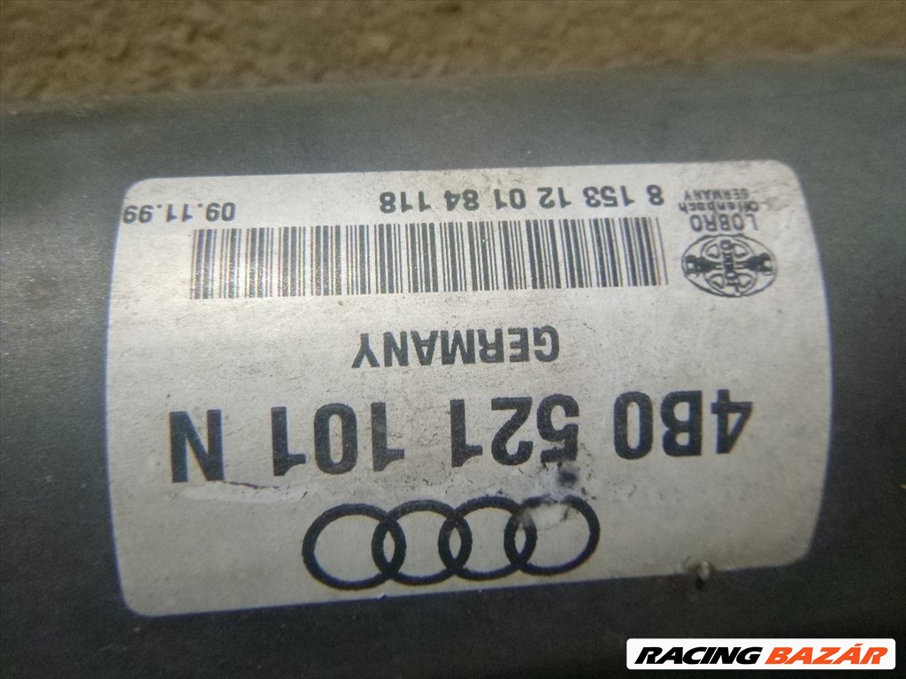Audi A6 (C5 - 4B), 1999,   2,5 TDI AUTOMATA kardántengely 4B0 521 101 N 4b0521101n 1. kép