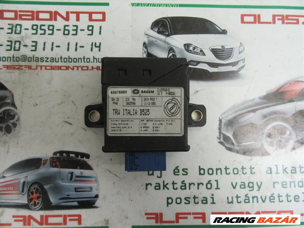 Lancia Thesis 3,2 benzin v6,  60676960 számú elektronika 1. kép
