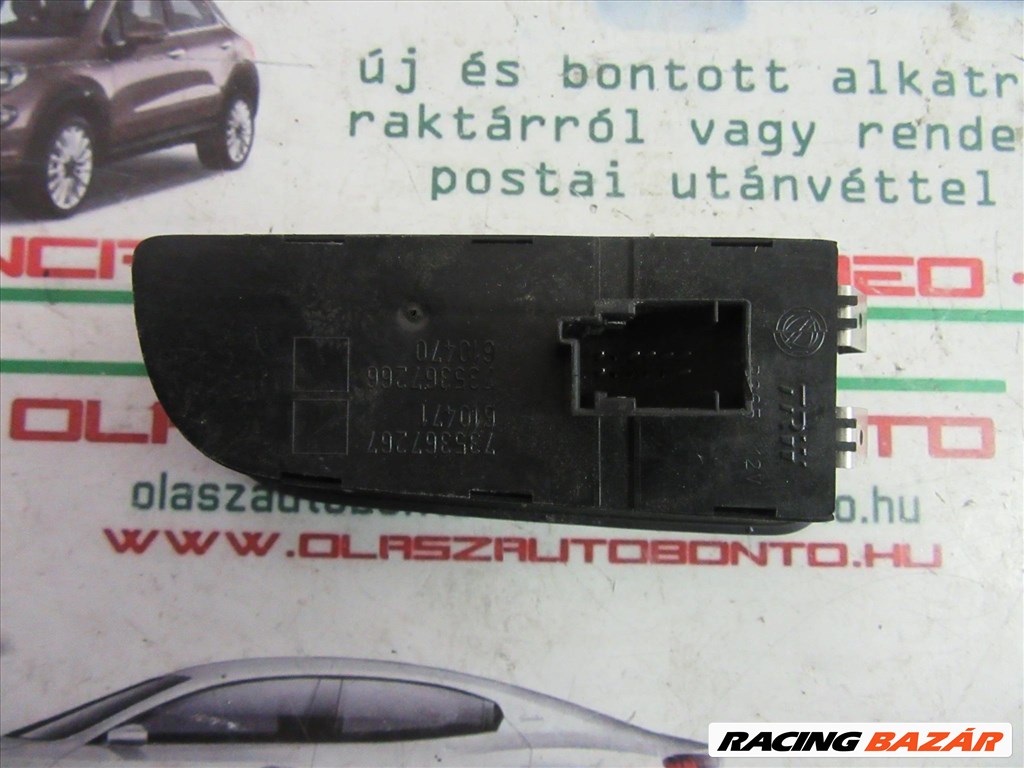 Fiat Grande Punto 735367267 számú ködlámpa kapcsoló 2. kép