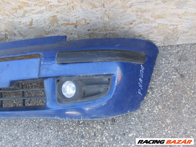 94433 Fiat Panda II. 2003-2012 kék színű első lökhárító, a képen látható sérüléssel  2. kép
