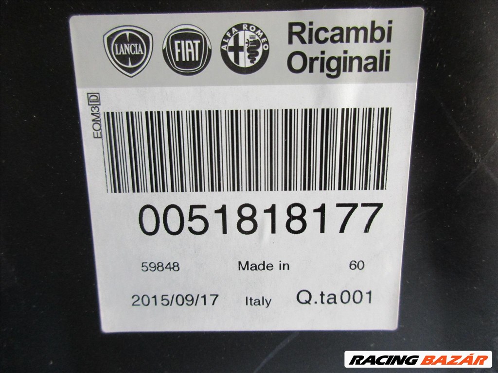 Fiat Bravo 2007-2014 gyári új, jobb első kerékjárati dob betét 51818177 3. kép