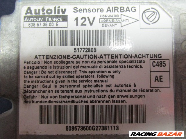 Fiat Doblo II. 2005-2009 légzsák indító elektronika 51772803 2. kép