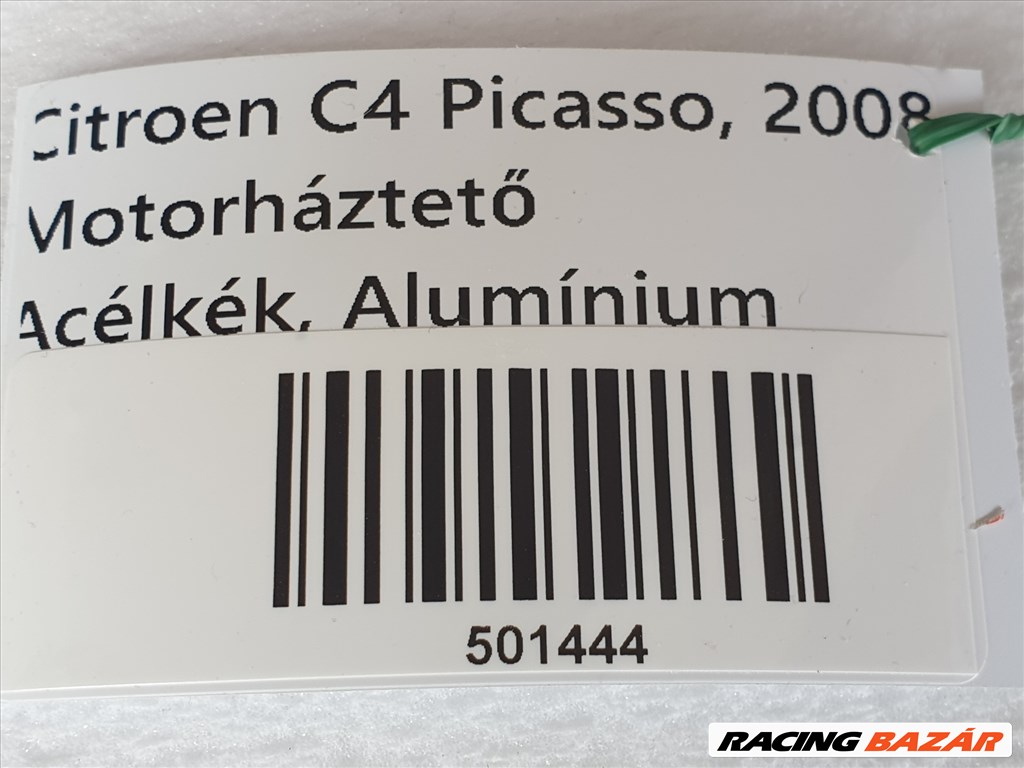 501444 Citroen C4 Picasso, 2008, Alumínium Motorháztető 8. kép