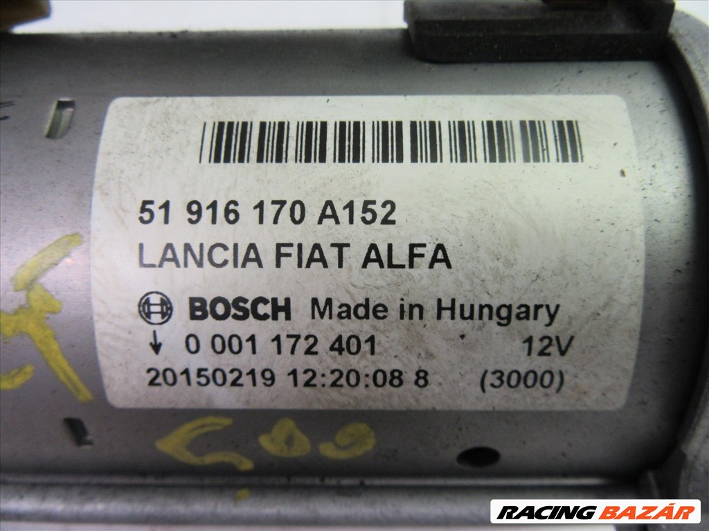 Fiat Tipo 1,3 16v Mjet önindító 51916170 2. kép