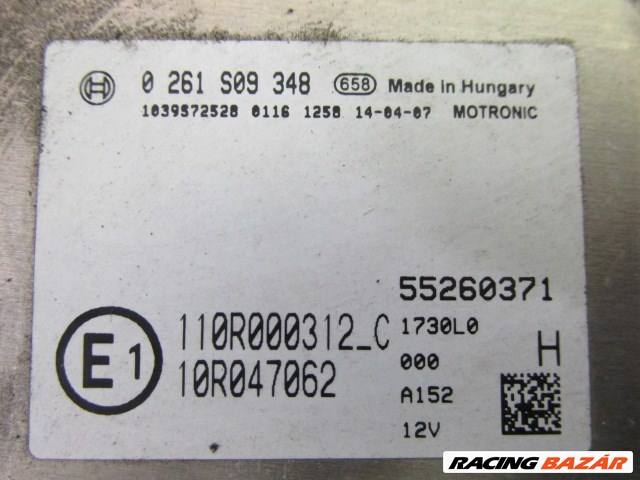 Fiat Doblo III. 2009-2015 1,4 16v Cng motorvezérlő 55260371 2. kép