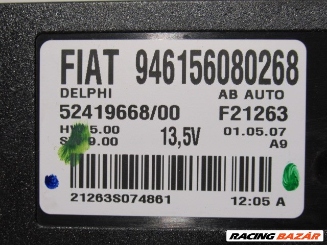 Alfa Romeo 159 digit klímás fűtéskapcsoló 156080268 4. kép