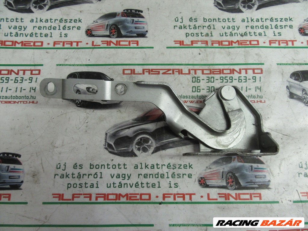 Fiat Idea/Lancia Musa ezüst színű, bal oldali motorháztető zsanér 3. kép