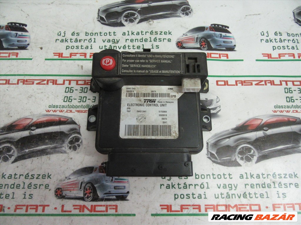 Lancia Thesis 51763664 számú kézifék gomb 1. kép