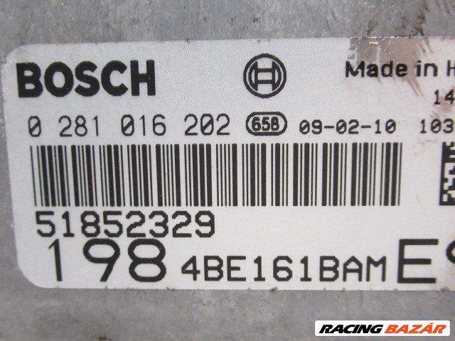 Fiat Bravo 2007-2014 1,6 16v Mjet motorvezérlő 51852329 6. kép