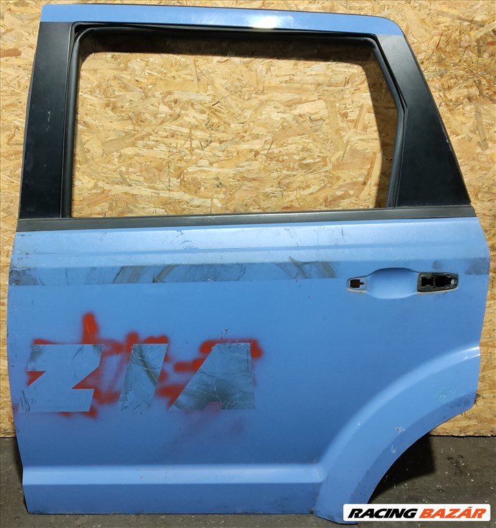 163195 Fiat Freemont 2011-2015 Bal hátsó Kék színű ajtó, a képen látható sérüléssel 1. kép