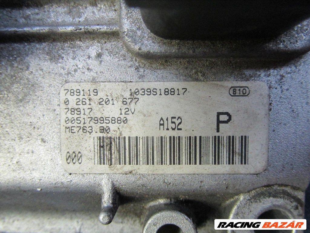 Fiat Panda 2003-2012 1,4 16v  benzin motorvezérlő 51799588, 0261201677 3. kép