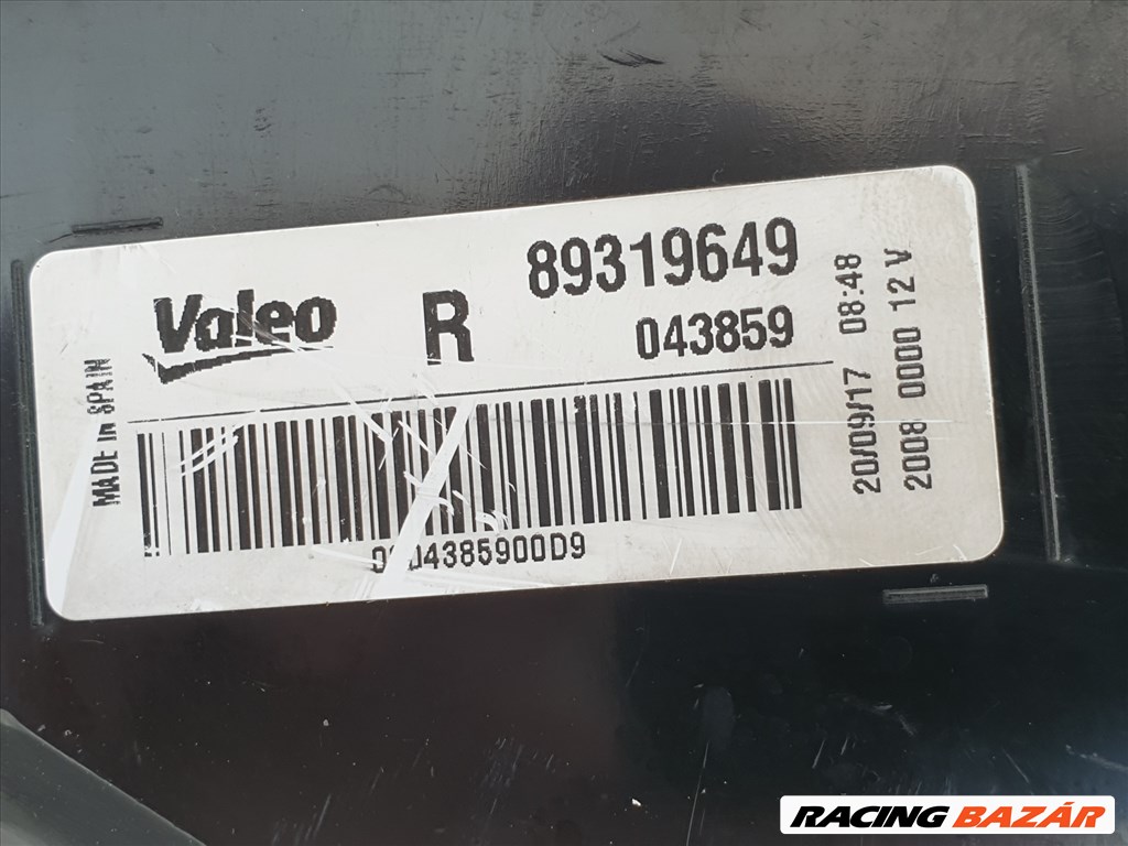 502038 Renault Megane 3, COUPE, 2017, Jobb Hátsó Lámpa,  89319649 7. kép