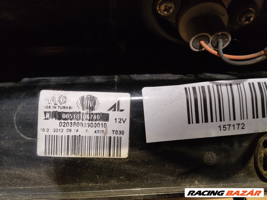 157172 Fiat Doblo III.  2009-2015, Opel Combo D, bal hátsó lámpa kettényíló ajtós kivitelhez, a képen látható sérüléssel 51810674 4. kép