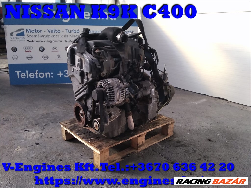NISSAN K9KC 400 bontott motor 1. kép